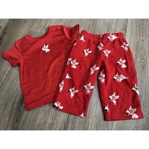 Target Logo Pajamas 2-Piece Set – Bullseye Dog – 18M Top / 12M Fleece Bottoms